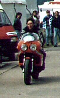 I'm riding it! I'm really riding it!